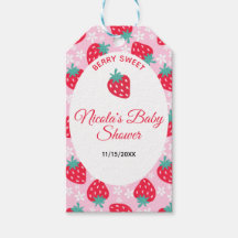 Berry Sweet Pink Strawberry Baby Shower