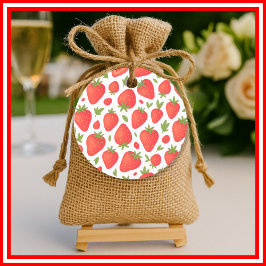 Berry Sweet | Presentetikett för babyfirande med j Gåvor Etiketter