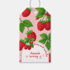 Berry Sweet Raspberry Barnkalas - Presentetikett
