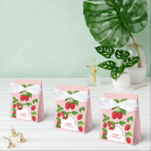 Berry Sweet Raspberry Barns födelsedag Party - Presentaskar