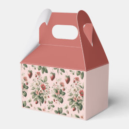 Berry Sweet Red och Rosa Strawberry Presentaskar