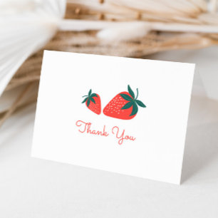 Berry Sweet Red Strawberry Tack Kort