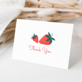 Berry Sweet Red Strawberry Tack Kort