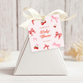 Berry Sweet Rosa Coquette Baby Shower Gåvor Etiketter