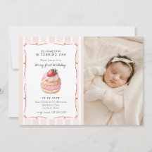 Berry Sweet Rosa Photo First Birthday