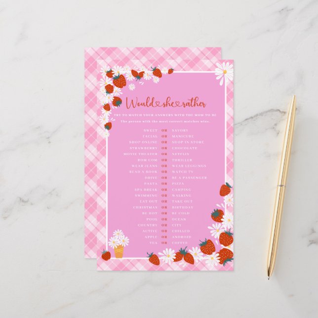 Berry Sweet, skulle hon hellre se babyskor spela (Fram/Back In Situ)