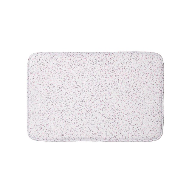 Berry Sweet Speckled Rosa & Lila Dots Badrumsmatta (Framsidan)