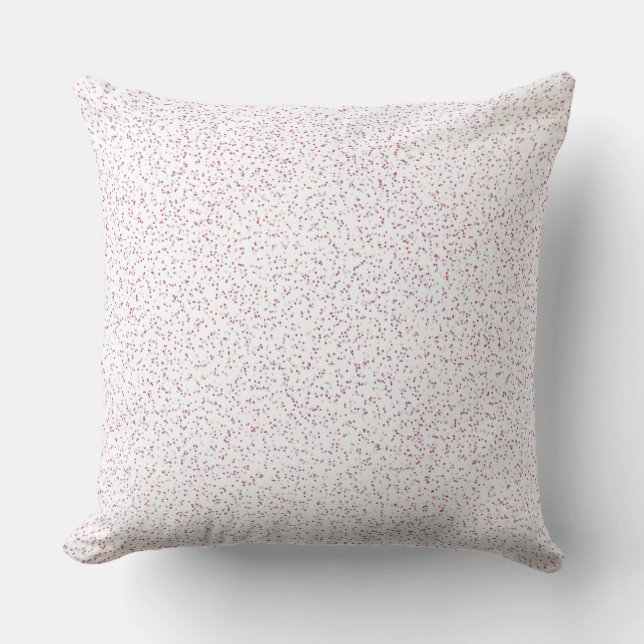 Berry Sweet Speckled Rosa & Lila Dots Kudde (Framsida)