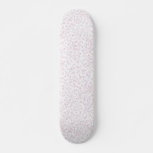 Berry Sweet Speckled Rosa & Lila Dots Mini Skateboard Bräda 18,5 Cm