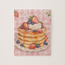 Berry Sweet Stack: Jordgubb & Blåbärspannkaka
