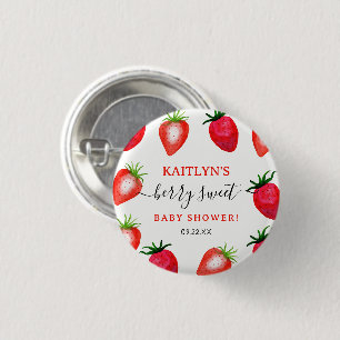 Berry Sweet Strawberry Baby Shower Favor Knapp