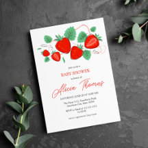 Berry Sweet Strawberry Baby Shower