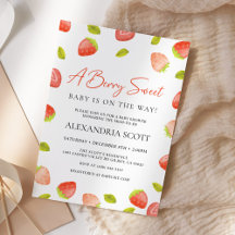 Berry Sweet Strawberry Baby Shower
