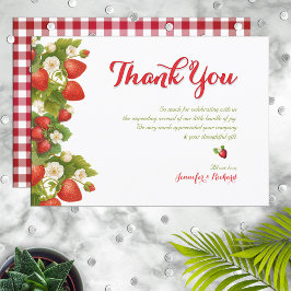 Berry Sweet Strawberry Baby Shower Tack