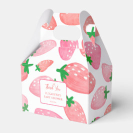 Berry Sweet Strawberry Baby Shower Tack Presentaskar