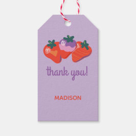 Berry Sweet Strawberry Birthday - Plum Presentetikett