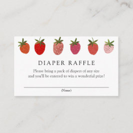 Berry Sweet Strawberry Diaper Raffle infoga card Tilläggskort