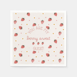 Berry Sweet Strawberry Farmers market Pappersservett