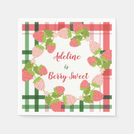 Berry Sweet Strawberry Party Pappersservett