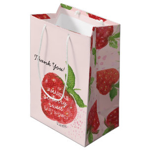 Berry Sweet Strawberry Red Rosa Baby Shower