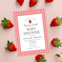 Berry Sweet Strawberry Rosa Baby Shower