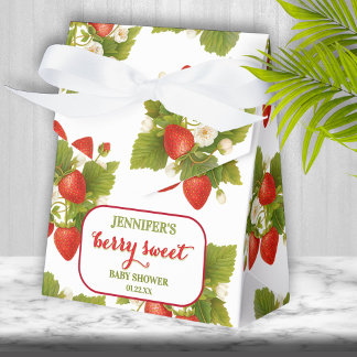 Berry Sweet Strawberry Theme Baby Shower Presentaskar