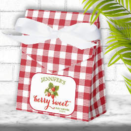 Berry Sweet Strawberry Theme Baby Shower Presentaskar