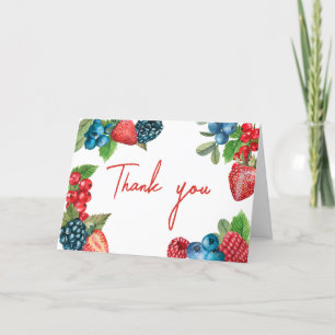 Berry Sweet Summer Baby Shower Tack Kort