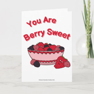 Berry Sweet Valentine Day Card Kort