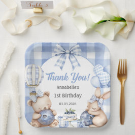 Berry Sweet Watercolor Blueberry Födelsedagsfest