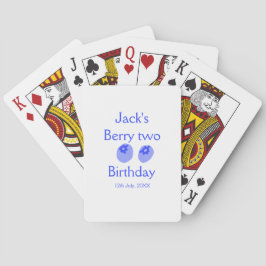 Berry two birthday blue berry add name date kids r casinokort