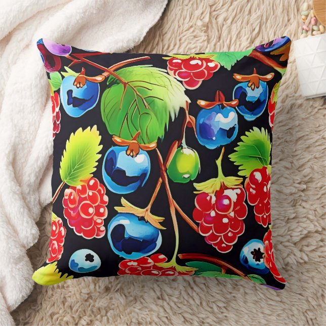 Berryful Delight Art Kudde (Filt)