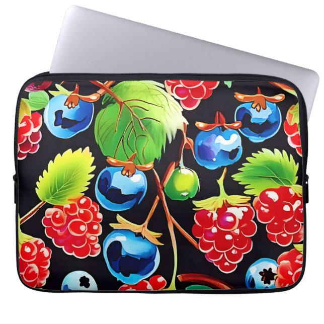 Berryful Delight Art Laptop Fodral (Framsidan)