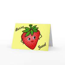 BerryGood brunn gjort hälsningkort