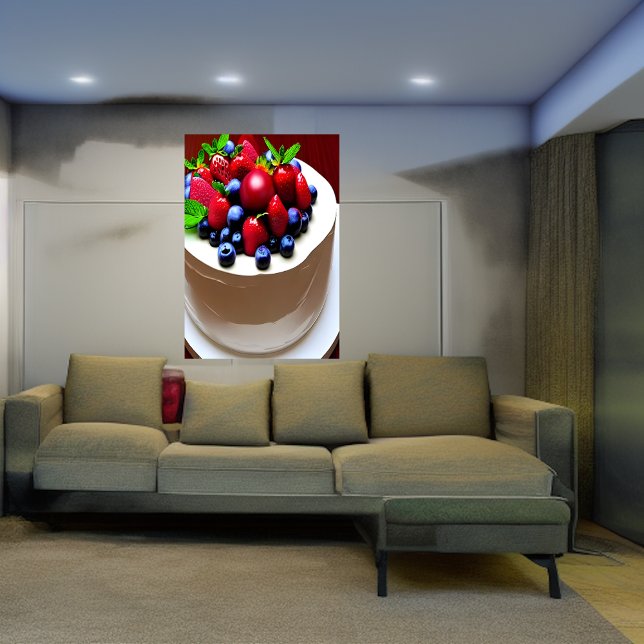 Berrykaka | AI Art Poster (Skapare uppladdad)