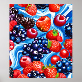 Berrylicious Blue Dream Poster