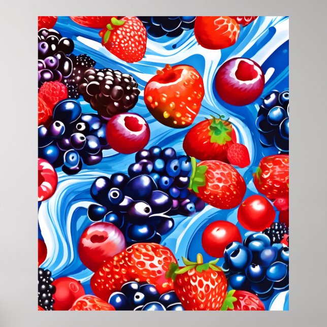 Berrylicious Blue Dream Poster (Framsidan)