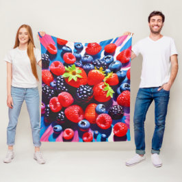 Berrylicious Burst Fleecefilt