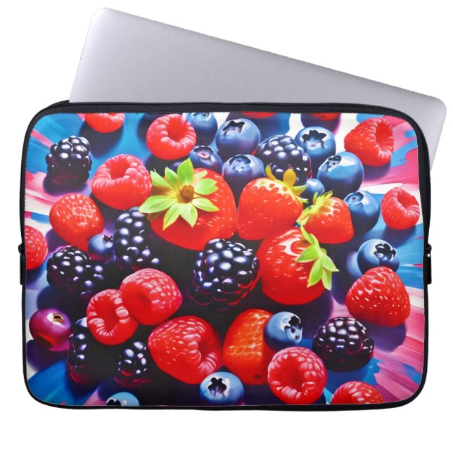 Berrylicious Burst Laptop Fodral (Framsidan)