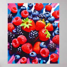 Berrylicious Burst Poster