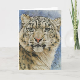 Berrys Snö Leopard Kort
