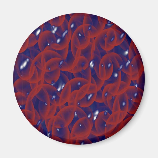 Berrytrocyte Jelling Round Magnet (Framsidan)