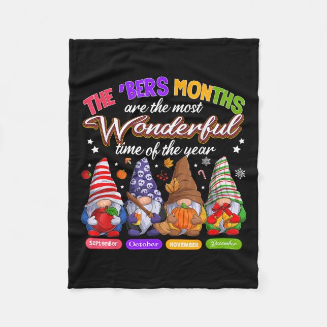 Bers-månaderna är den mest underbara tiden fleecefilt (Framsidan)