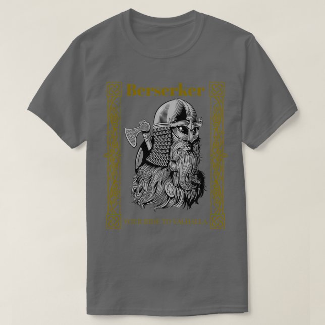 Berserker Viking T Shirt (Design framsida)
