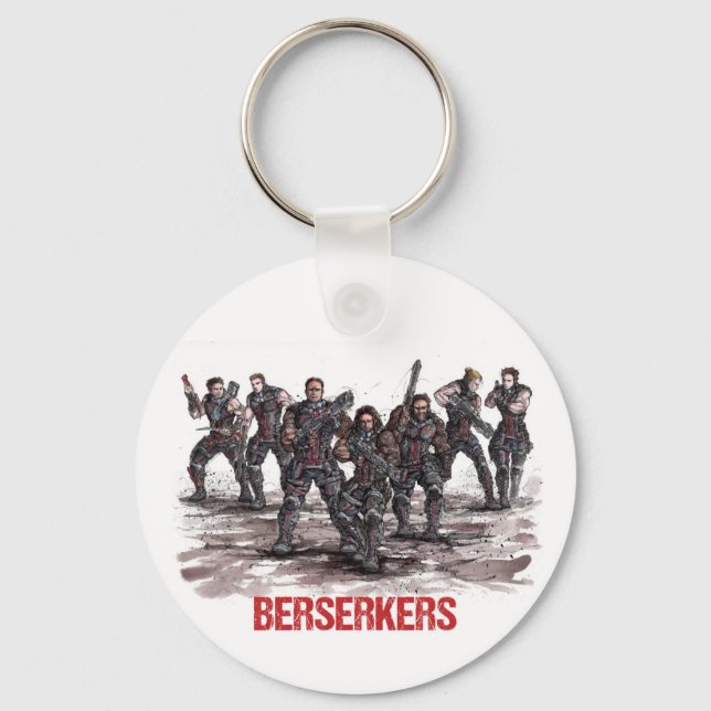 Berserkers Keychain Cirkel Nyckelring (Framsida)