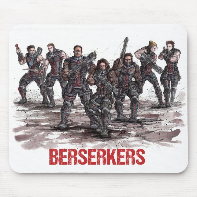 Berserkers Mouse Pad Musmatta (Framsidan)
