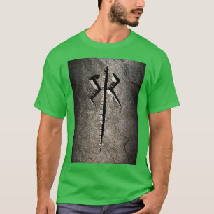 Berserkers Rage-stensfärgad symbol T Shirt