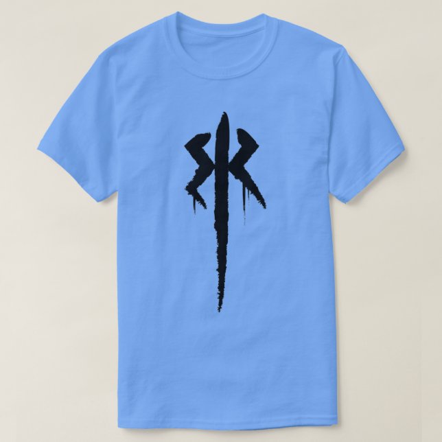 Berserkers Rage Symbol T Shirt (Design framsida)