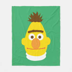 Bert Ansikte Fleecefilt