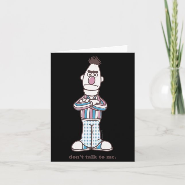 Bert Dont Talk To Me  Kort (Framsida)